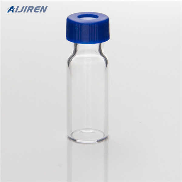 VWR screw neck 2 ml lab vials with label for liquid autosampler